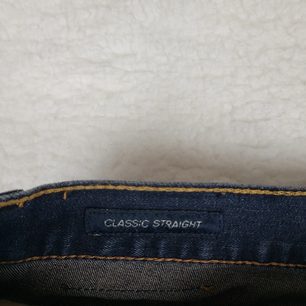 Lucky Brand Jeans Boys 18‎ Blue Classic Straight Leg Dark Wash Denim *
